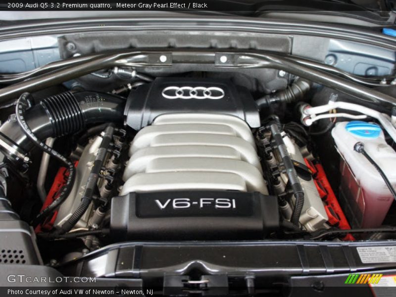 Meteor Gray Pearl Effect / Black 2009 Audi Q5 3.2 Premium quattro