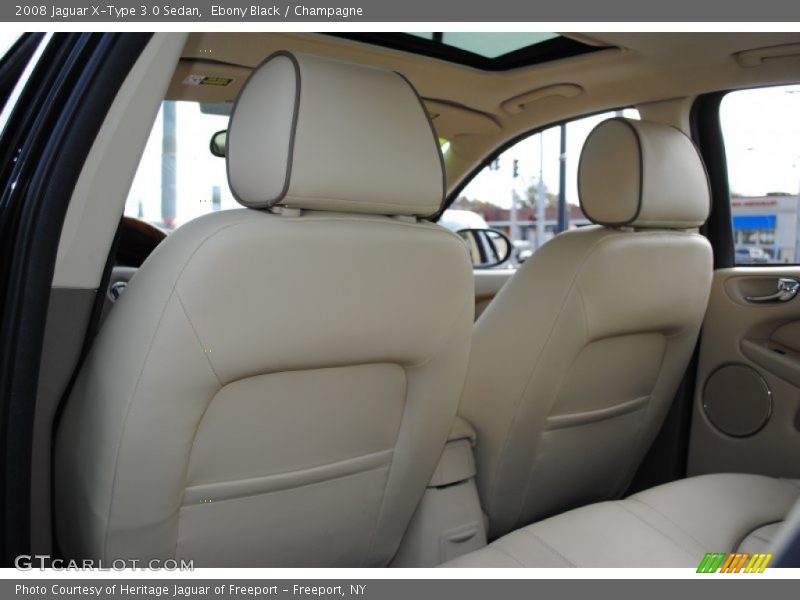  2008 X-Type 3.0 Sedan Champagne Interior