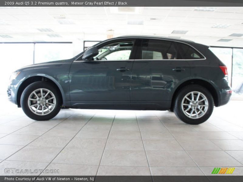 Meteor Gray Pearl Effect / Black 2009 Audi Q5 3.2 Premium quattro