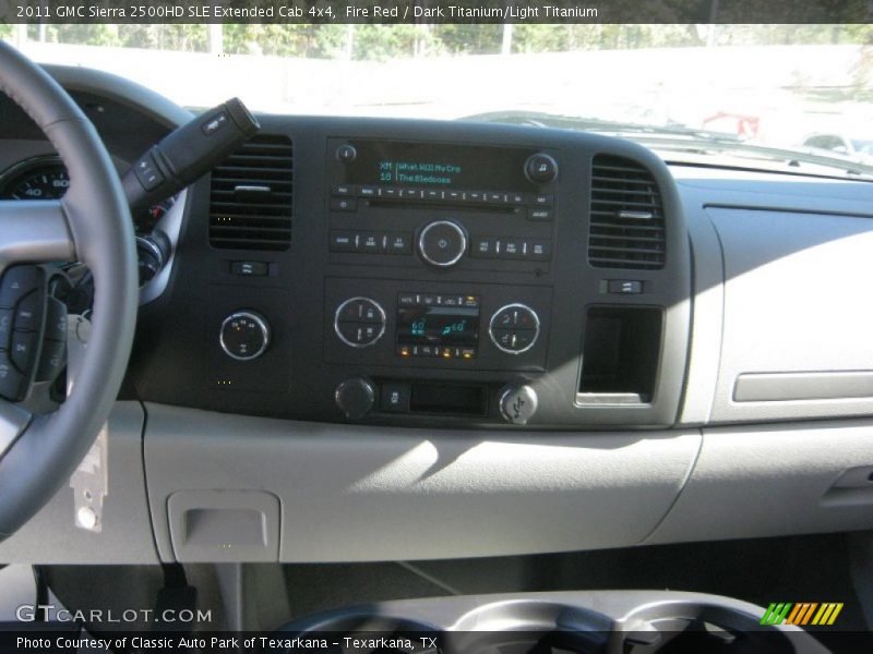 Fire Red / Dark Titanium/Light Titanium 2011 GMC Sierra 2500HD SLE Extended Cab 4x4