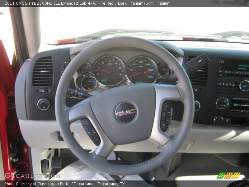  2011 Sierra 2500HD SLE Extended Cab 4x4 Steering Wheel