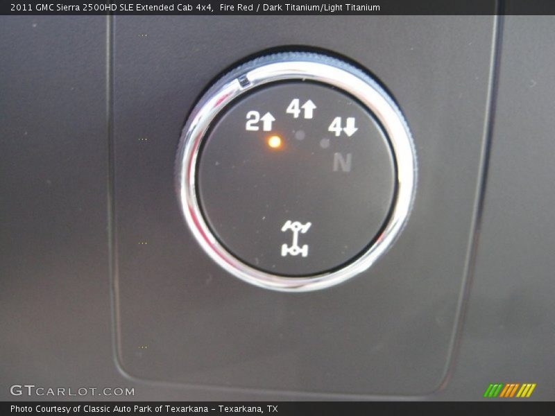 Fire Red / Dark Titanium/Light Titanium 2011 GMC Sierra 2500HD SLE Extended Cab 4x4