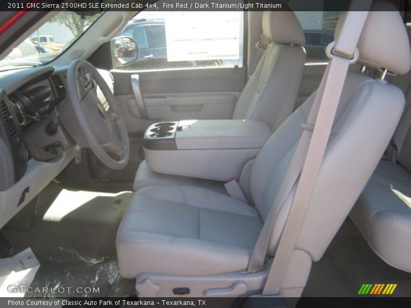 Fire Red / Dark Titanium/Light Titanium 2011 GMC Sierra 2500HD SLE Extended Cab 4x4