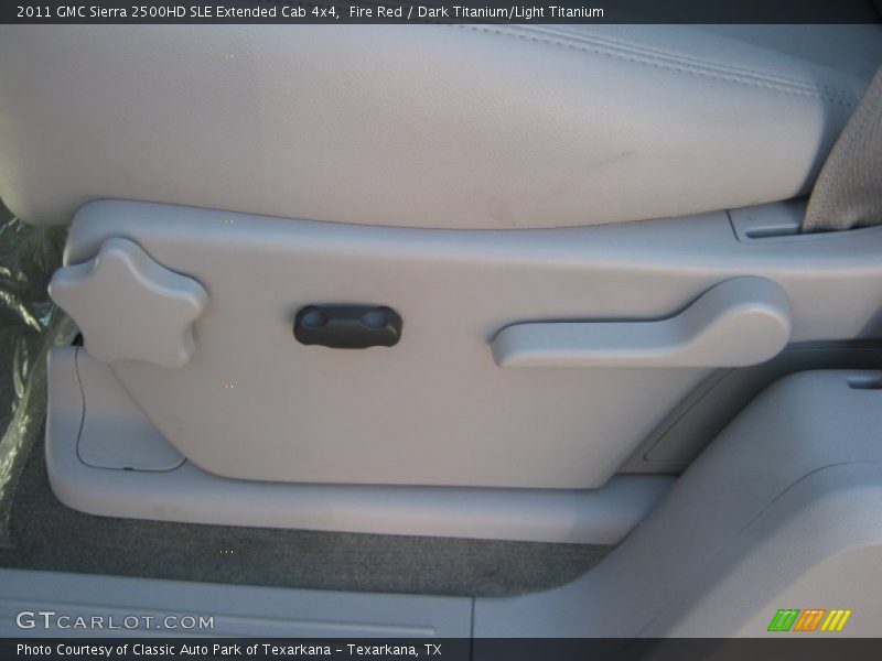 Fire Red / Dark Titanium/Light Titanium 2011 GMC Sierra 2500HD SLE Extended Cab 4x4