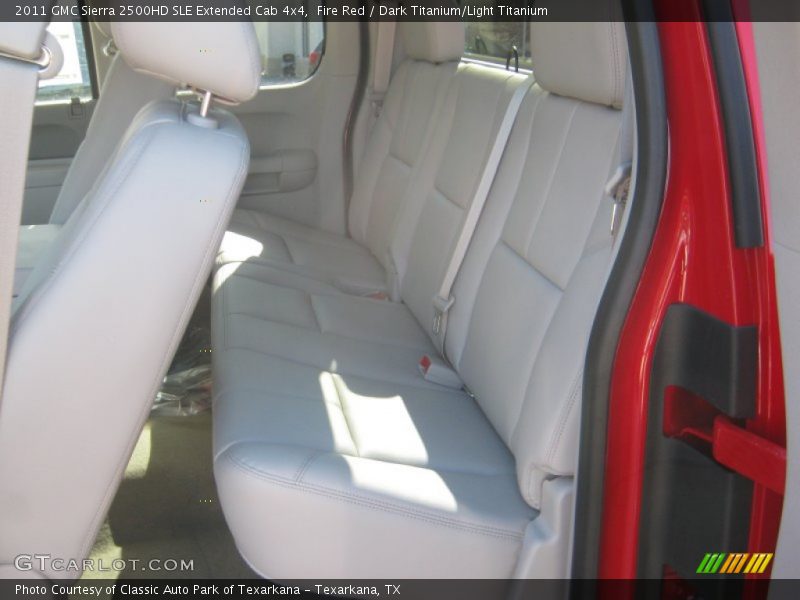 Fire Red / Dark Titanium/Light Titanium 2011 GMC Sierra 2500HD SLE Extended Cab 4x4