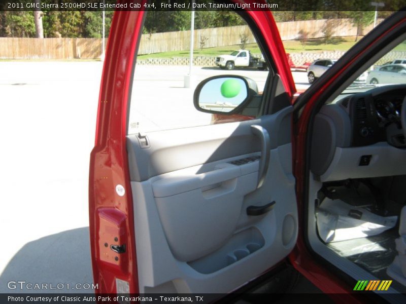 Fire Red / Dark Titanium/Light Titanium 2011 GMC Sierra 2500HD SLE Extended Cab 4x4