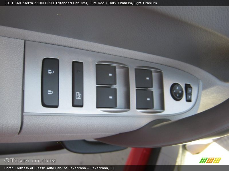 Fire Red / Dark Titanium/Light Titanium 2011 GMC Sierra 2500HD SLE Extended Cab 4x4