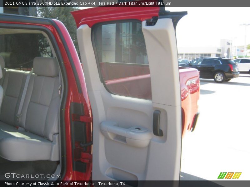 Fire Red / Dark Titanium/Light Titanium 2011 GMC Sierra 2500HD SLE Extended Cab 4x4