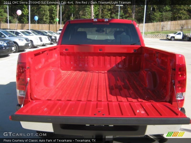  2011 Sierra 2500HD SLE Extended Cab 4x4 Trunk