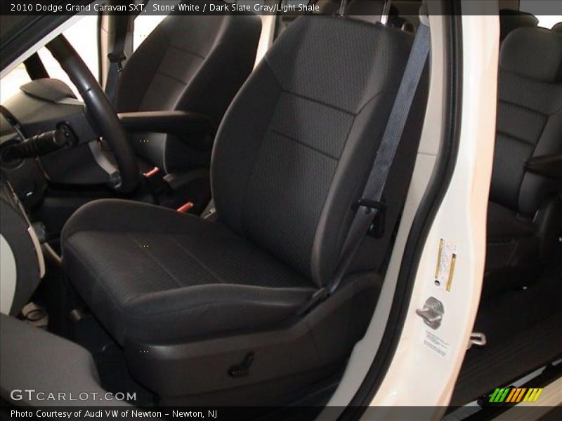 Stone White / Dark Slate Gray/Light Shale 2010 Dodge Grand Caravan SXT