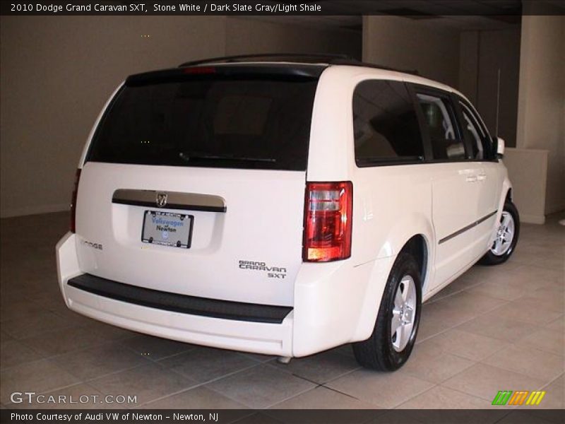 Stone White / Dark Slate Gray/Light Shale 2010 Dodge Grand Caravan SXT
