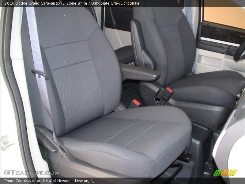 Stone White / Dark Slate Gray/Light Shale 2010 Dodge Grand Caravan SXT