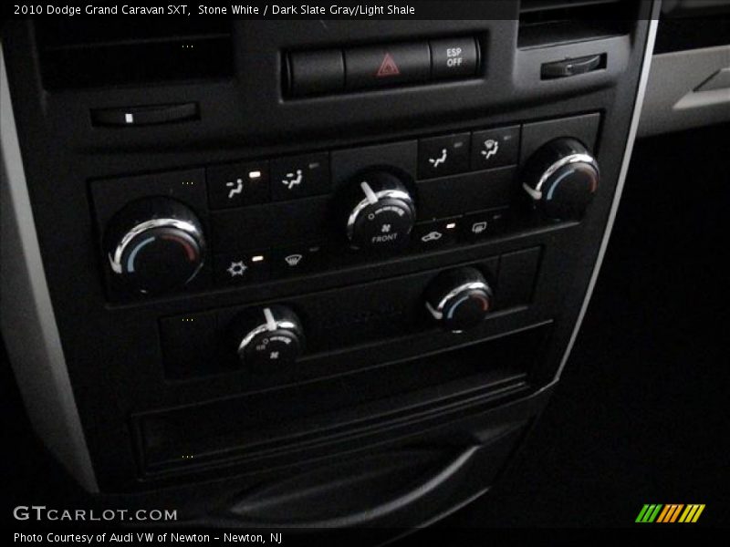 Stone White / Dark Slate Gray/Light Shale 2010 Dodge Grand Caravan SXT