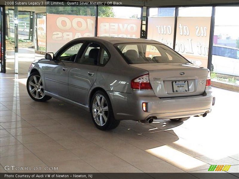 Quartz Silver Metallic / Off Black 2008 Subaru Legacy 3.0R Limited