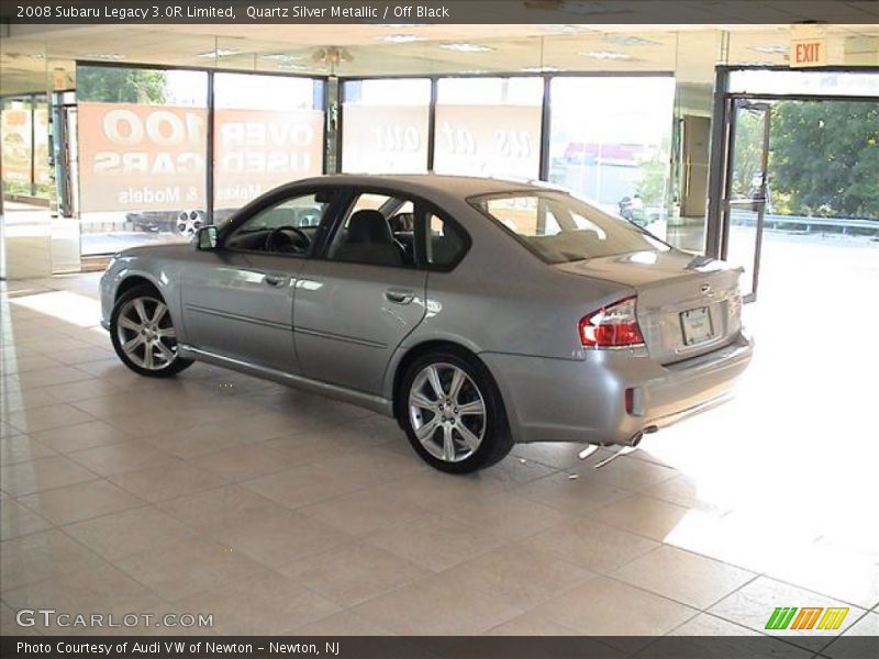 Quartz Silver Metallic / Off Black 2008 Subaru Legacy 3.0R Limited