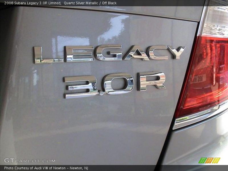 Quartz Silver Metallic / Off Black 2008 Subaru Legacy 3.0R Limited