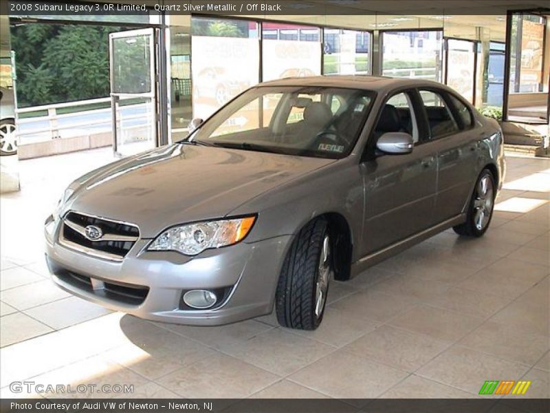 Quartz Silver Metallic / Off Black 2008 Subaru Legacy 3.0R Limited