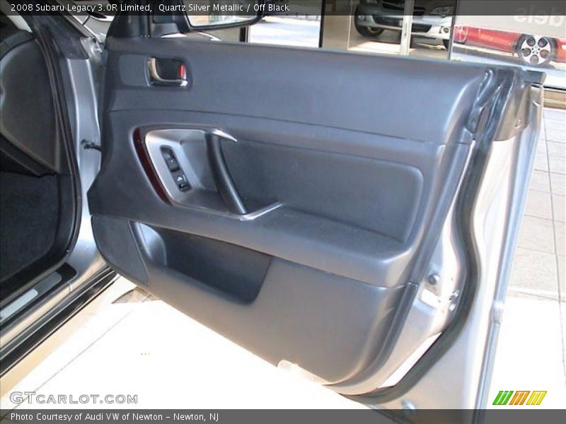 Quartz Silver Metallic / Off Black 2008 Subaru Legacy 3.0R Limited