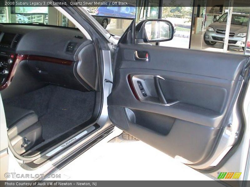 Quartz Silver Metallic / Off Black 2008 Subaru Legacy 3.0R Limited