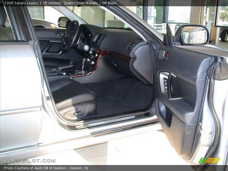 Quartz Silver Metallic / Off Black 2008 Subaru Legacy 3.0R Limited