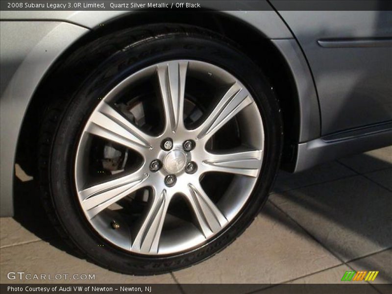 Quartz Silver Metallic / Off Black 2008 Subaru Legacy 3.0R Limited