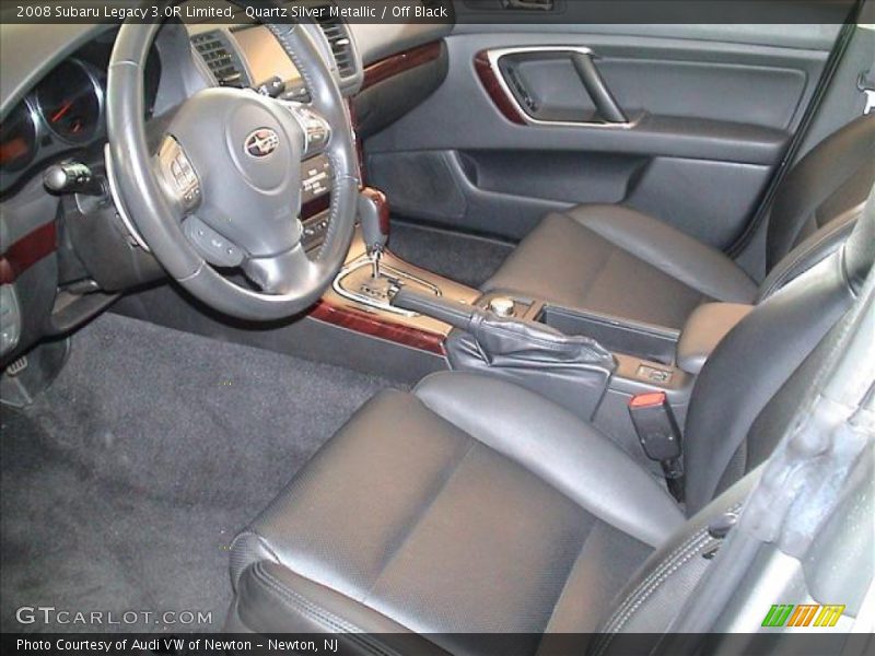  2008 Legacy 3.0R Limited Off Black Interior