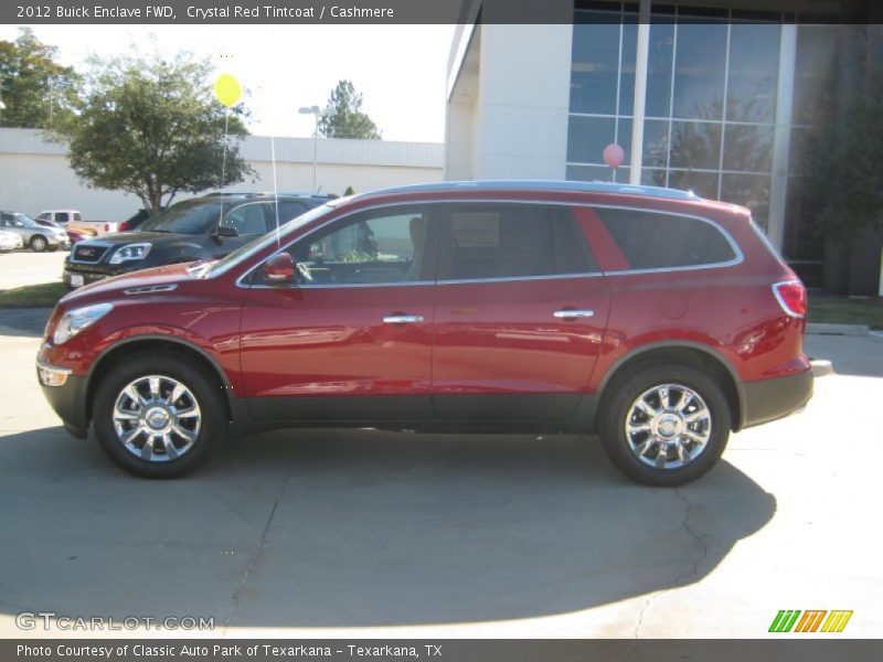Crystal Red Tintcoat / Cashmere 2012 Buick Enclave FWD