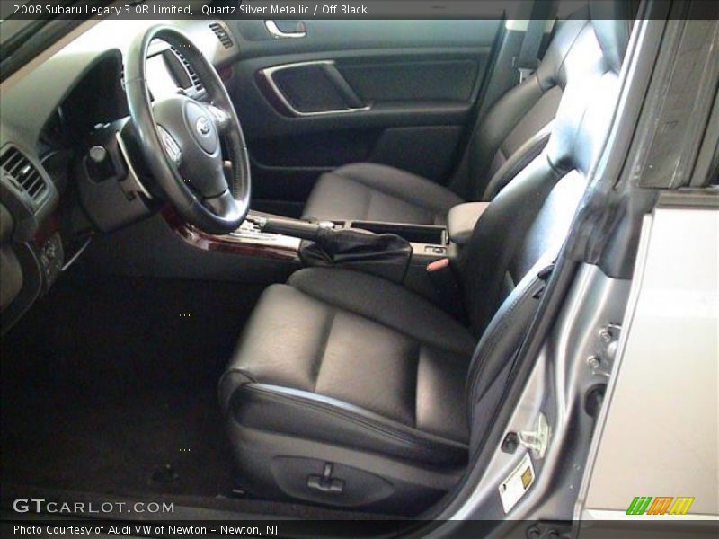 Quartz Silver Metallic / Off Black 2008 Subaru Legacy 3.0R Limited