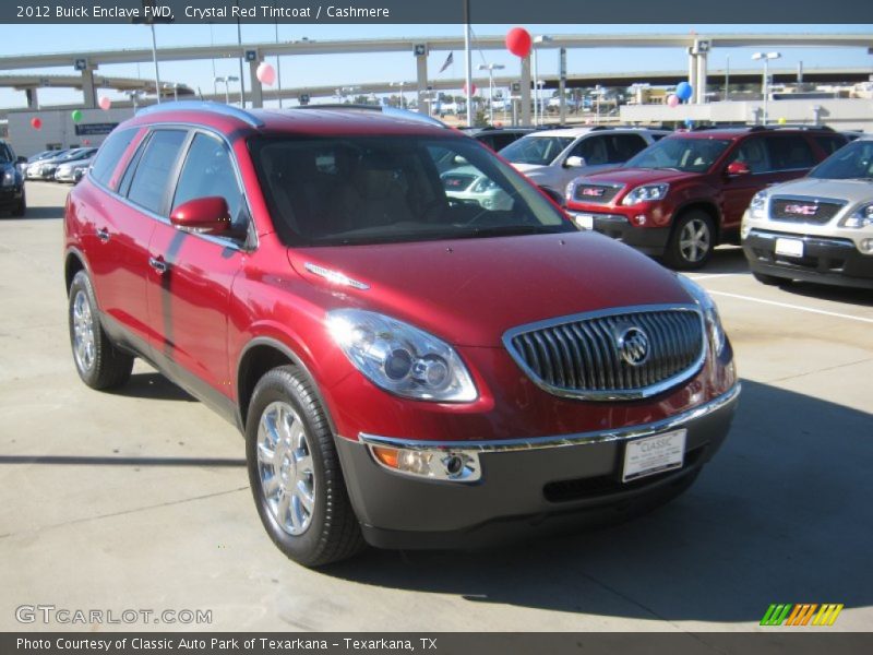 Crystal Red Tintcoat / Cashmere 2012 Buick Enclave FWD