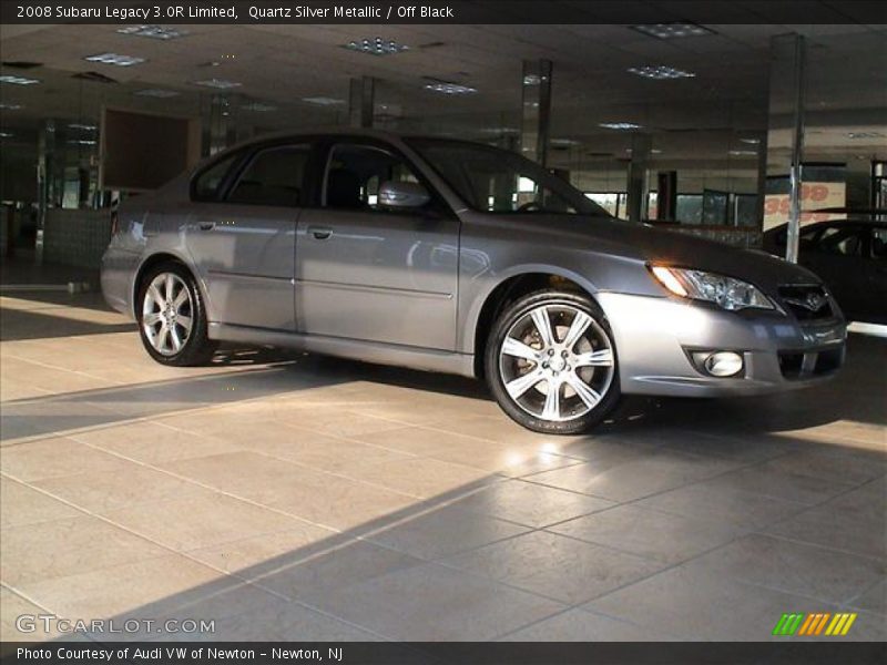 Quartz Silver Metallic / Off Black 2008 Subaru Legacy 3.0R Limited