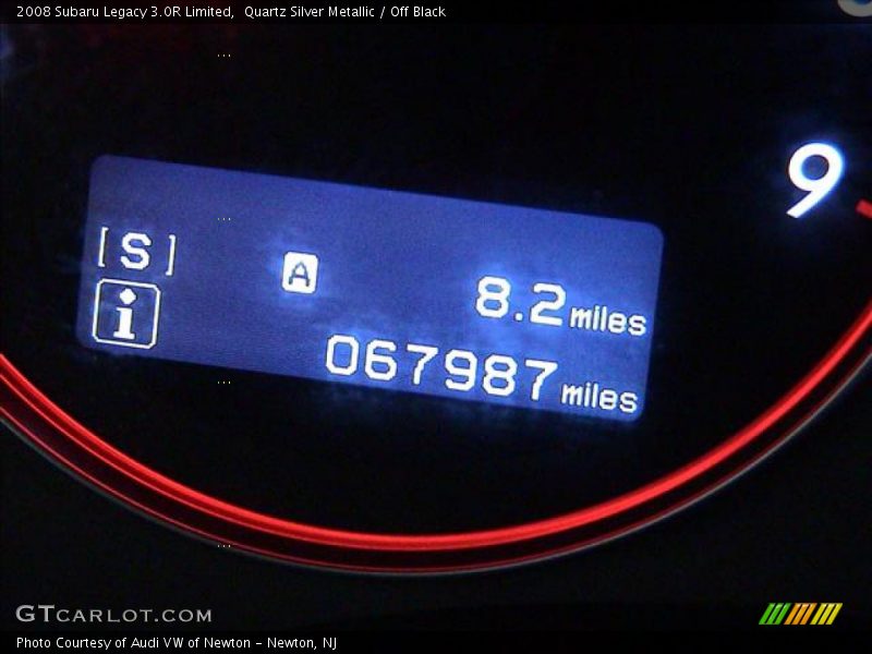 Quartz Silver Metallic / Off Black 2008 Subaru Legacy 3.0R Limited
