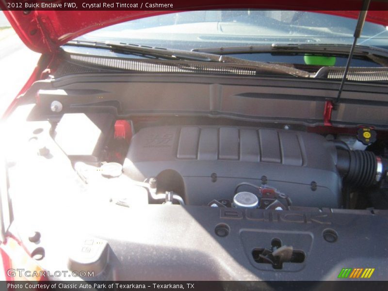 Crystal Red Tintcoat / Cashmere 2012 Buick Enclave FWD
