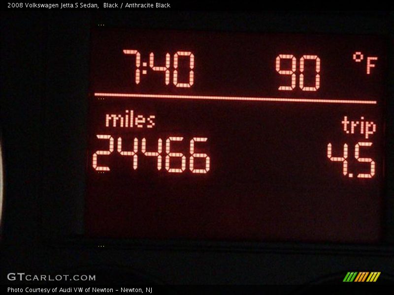 Black / Anthracite Black 2008 Volkswagen Jetta S Sedan