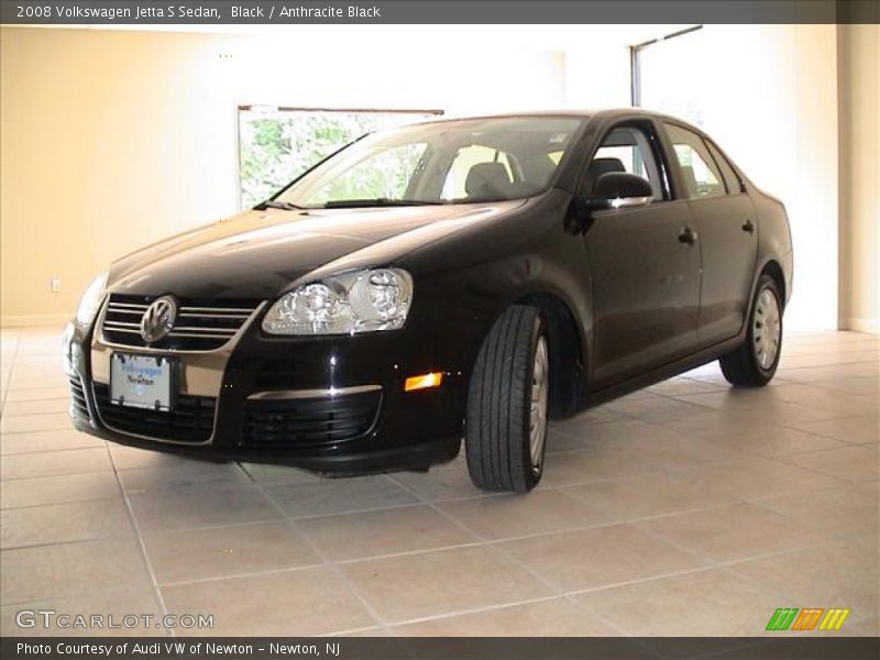 Black / Anthracite Black 2008 Volkswagen Jetta S Sedan
