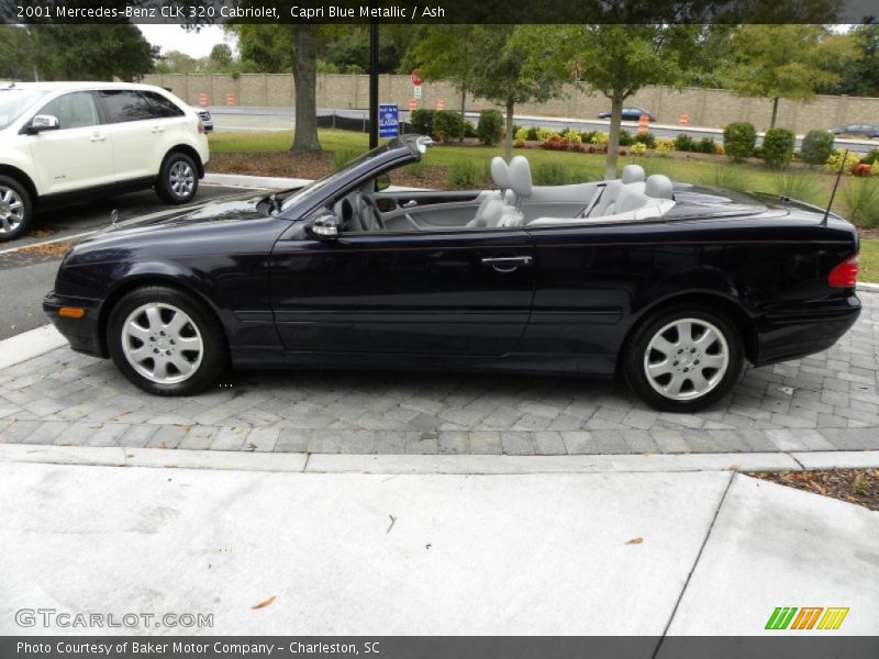  2001 CLK 320 Cabriolet Capri Blue Metallic