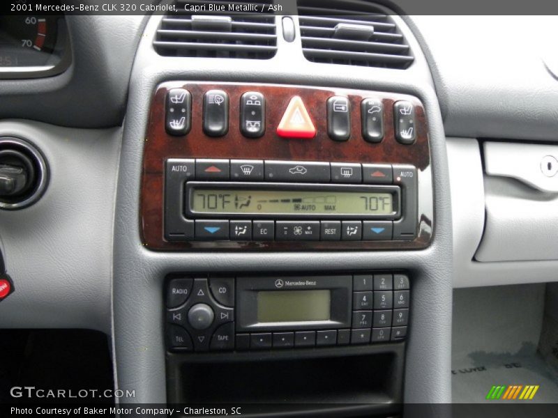 Controls of 2001 CLK 320 Cabriolet