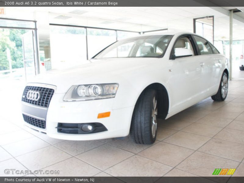 Ibis White / Cardamom Beige 2008 Audi A6 3.2 quattro Sedan