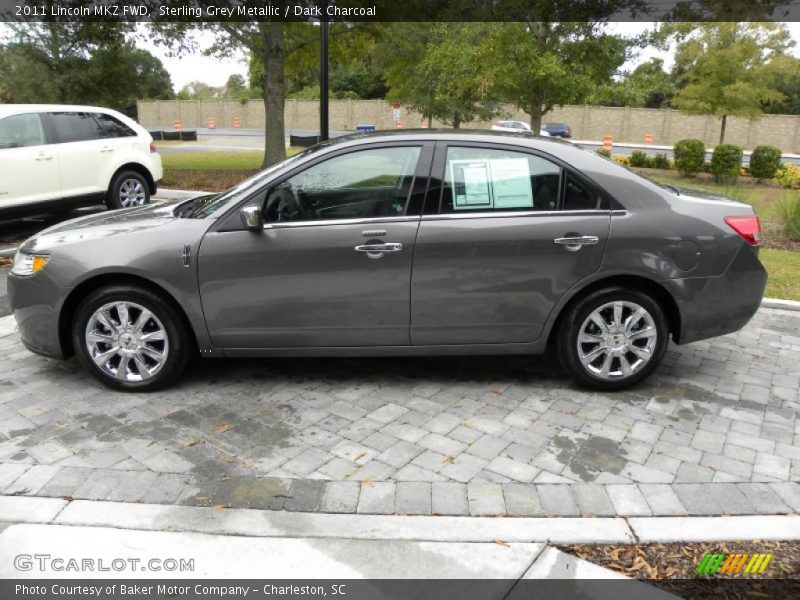 Sterling Grey Metallic / Dark Charcoal 2011 Lincoln MKZ FWD