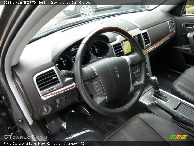 Sterling Grey Metallic / Dark Charcoal 2011 Lincoln MKZ FWD