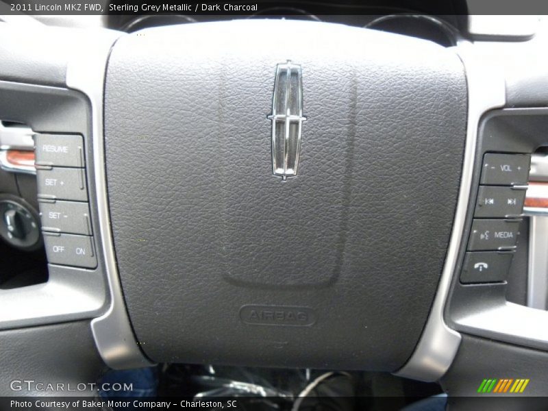 Sterling Grey Metallic / Dark Charcoal 2011 Lincoln MKZ FWD