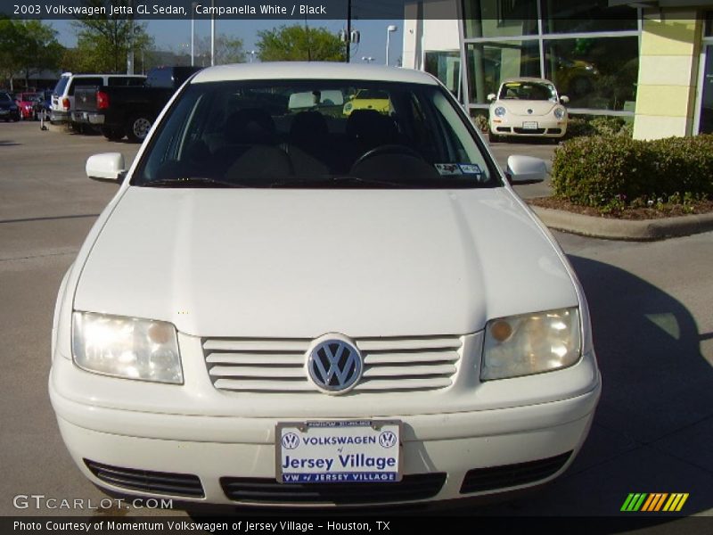 Campanella White / Black 2003 Volkswagen Jetta GL Sedan
