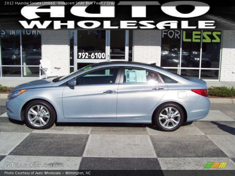 Iridescent Silver Blue Pearl / Gray 2012 Hyundai Sonata Limited