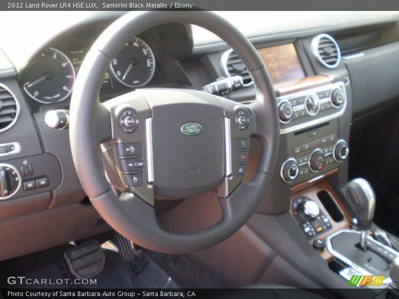 Dashboard of 2012 LR4 HSE LUX