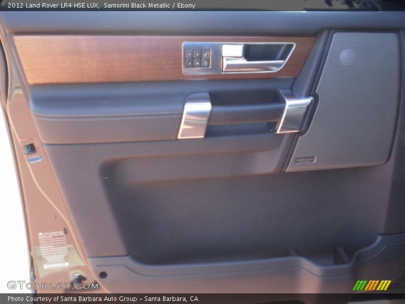 Santorini Black Metallic / Ebony 2012 Land Rover LR4 HSE LUX