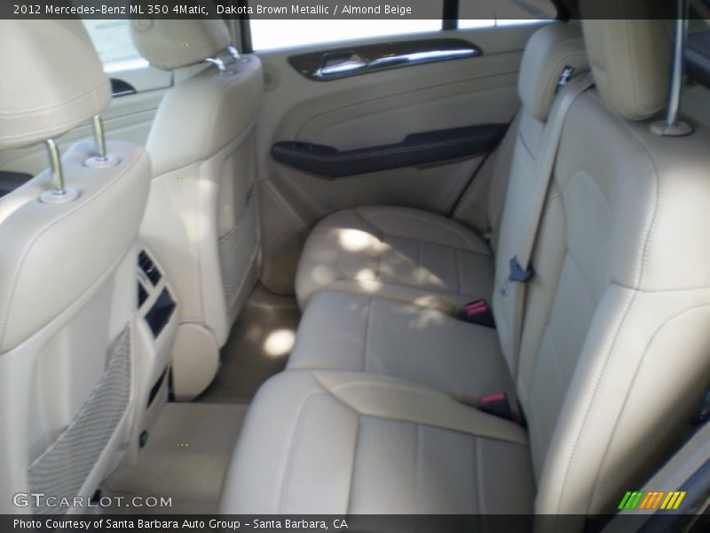 Dakota Brown Metallic / Almond Beige 2012 Mercedes-Benz ML 350 4Matic