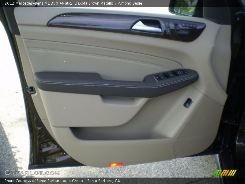 Dakota Brown Metallic / Almond Beige 2012 Mercedes-Benz ML 350 4Matic