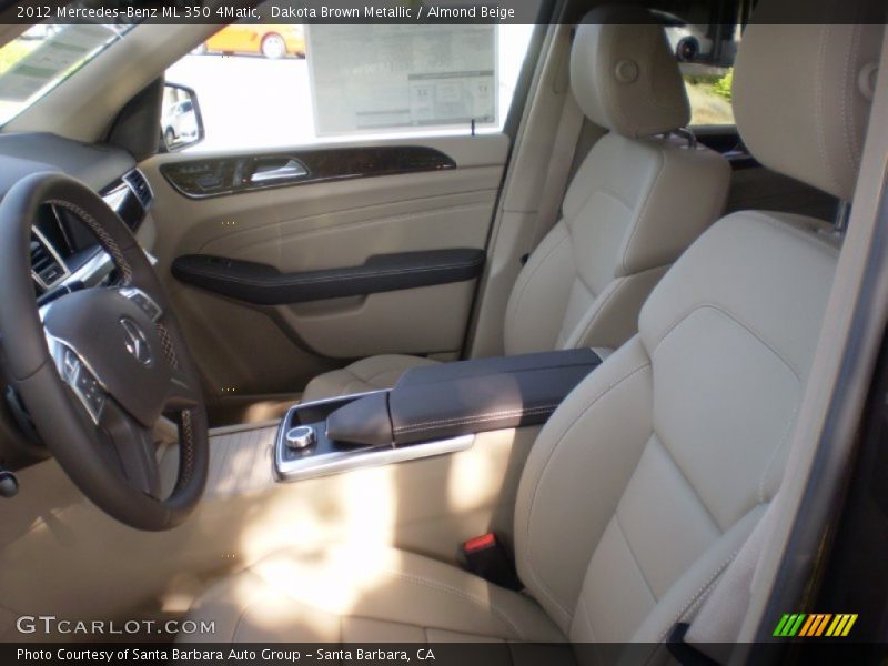Dakota Brown Metallic / Almond Beige 2012 Mercedes-Benz ML 350 4Matic