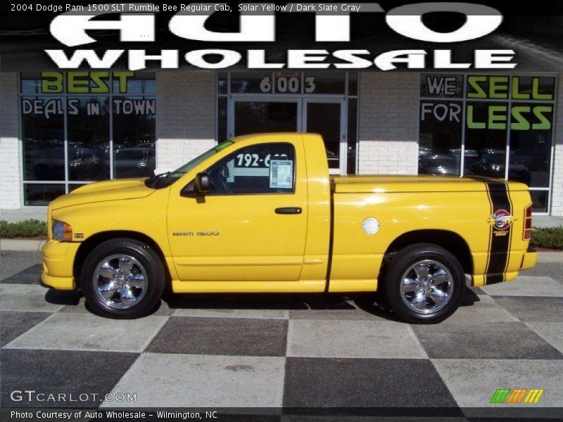 Solar Yellow / Dark Slate Gray 2004 Dodge Ram 1500 SLT Rumble Bee Regular Cab
