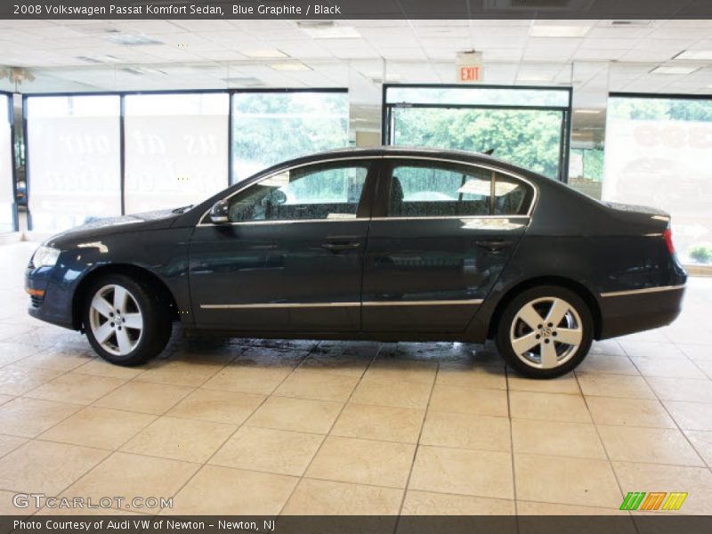 Blue Graphite / Black 2008 Volkswagen Passat Komfort Sedan
