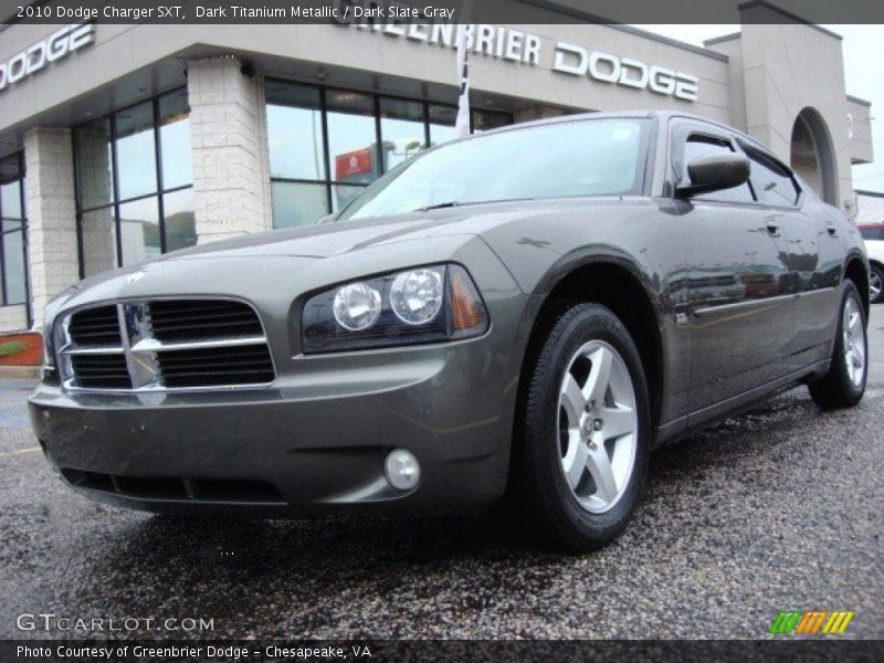 Dark Titanium Metallic / Dark Slate Gray 2010 Dodge Charger SXT